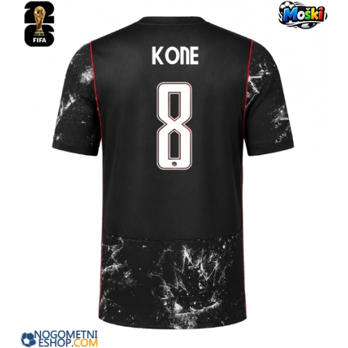 Moški Nogometni dresi Kanada Ismael Kone #8 Gostujoči SP 2026 Kratek Rokav